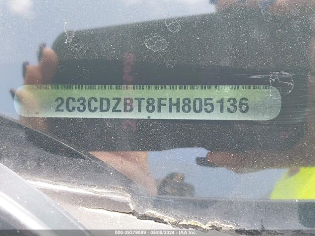 2C3CDZBT8FH805136 Dodge Challenger R/t Plus