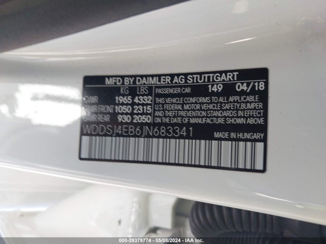Mercedes-Benz CLA 250 2018 WDDSJ4EB6JN683341 Image 9