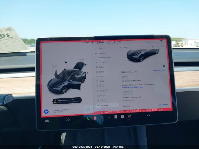 7SAYGDED7PF933832 Tesla Model Y Rwd