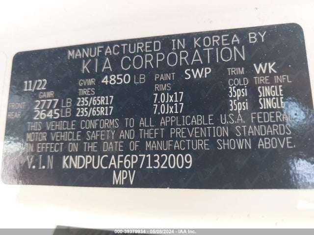 KIA Sportage Lx 2023 KNDPUCAF6P7132009 Image 9