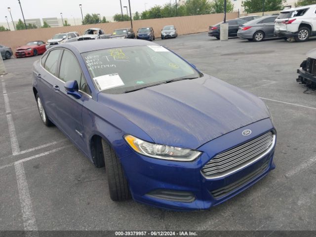 Продажа на аукционе авто 2014 Ford Fusion Hybrid Se, vin: 3FA6P0LU1ER179554, номер лота: 39379957