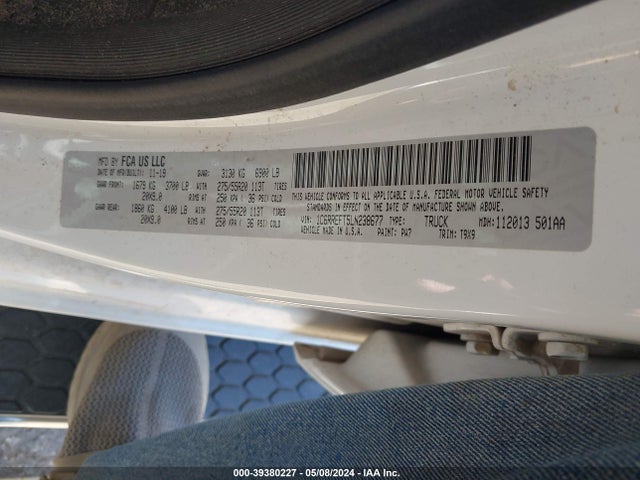 1C6RREFT5LN238677 RAM 1500 Lone Star  4x2 5'7 Box