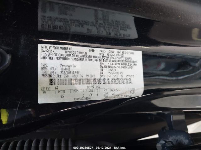1FADP3L90GL224280 Ford FOCUS ST