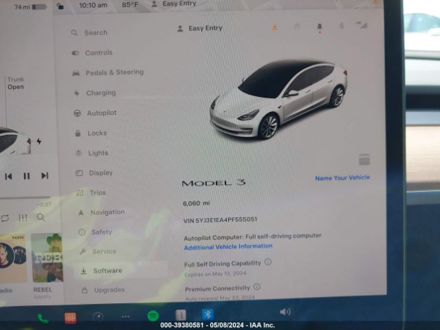 5YJ3E1EA4PF555051 Tesla Model 3 Rear-wheel Drive