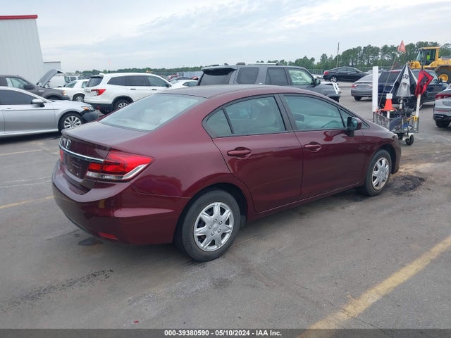 Honda Civic Lx 2014 19XFB2F53EE050313 Image 4