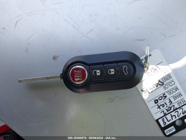 2012 FIAT 500 3C3CFFCR0CT366576 Photo 10
