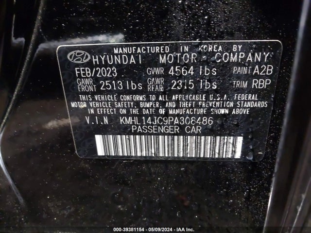 Hyundai Sonata N Line 2023 KMHL14JC9PA308486 Image 9