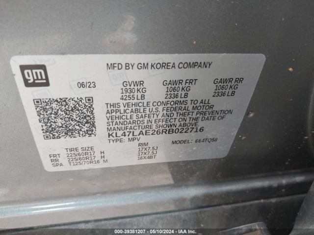 KL47LAE26RB022716 Buick Envista Preferred Fwd