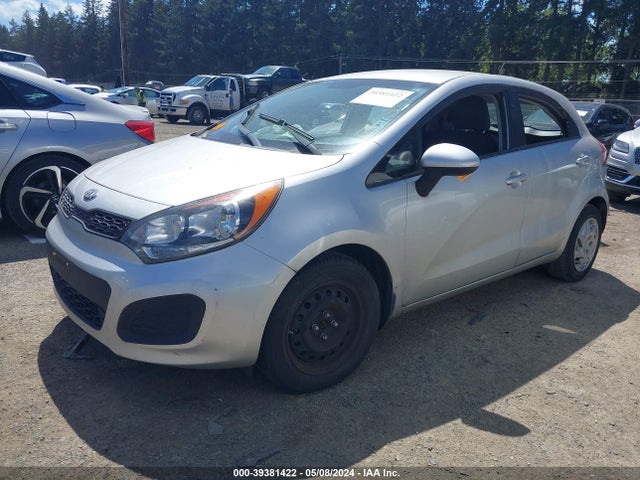 KIA RIO LX 2014 KNADM5A31E6359094 Image 2