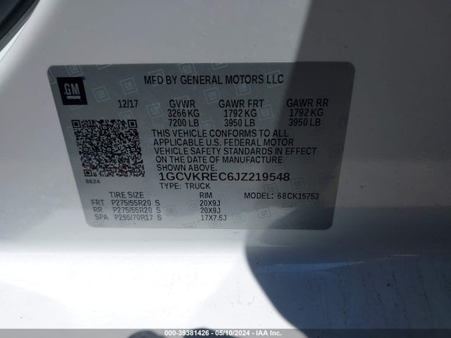 Chevrolet Silverado 1500 2lt 2018 1GCVKREC6JZ219548 Image 9