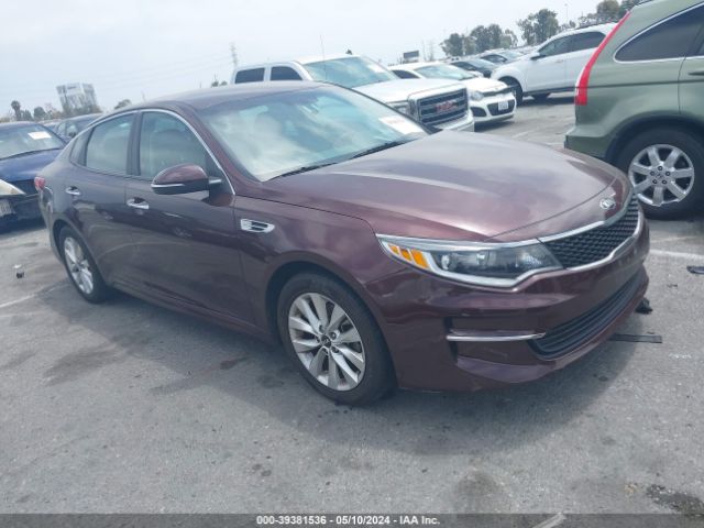 Auction sale of the 2016 Kia Optima Lx, vin: 5XXGT4L31GG061305, lot number: 39381536