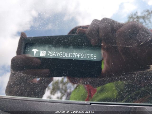 7SAYGDED7PF935158 Tesla Model Y Rwd
