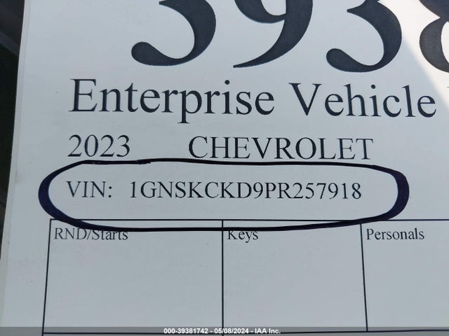 Chevrolet Suburban 4wd Lt 2023 1GNSKCKD9PR257918 Image 9