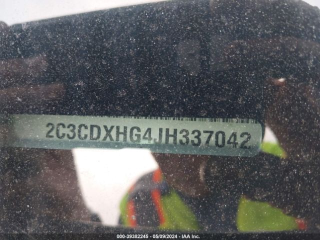 2C3CDXHG4JH337042 Dodge Charger Sxt Plus Rwd