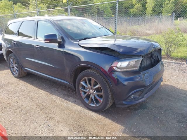 Auction sale of the 2018 Dodge Durango Gt Rwd, vin: 1C4RDHDG8JC289808, lot number: 39382457