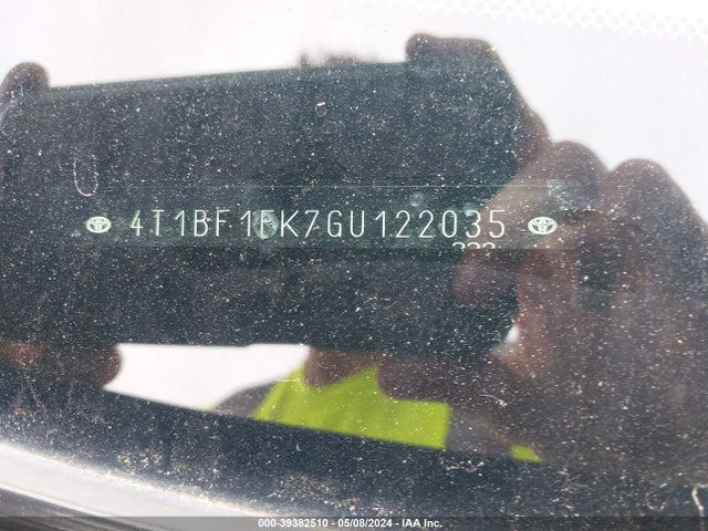 Toyota CAMRY LE 2016 4T1BF1FK7GU122035 Image 9