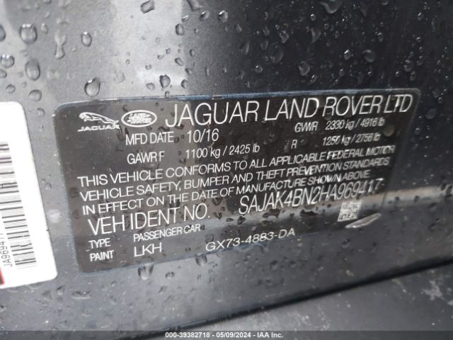 SAJAK4BN2HA969417 Jaguar Xe 20d Prestige