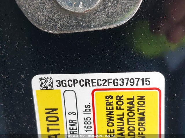 Chevrolet Silverado 1500 1lt 2015 3GCPCREC2FG379715 Image 9