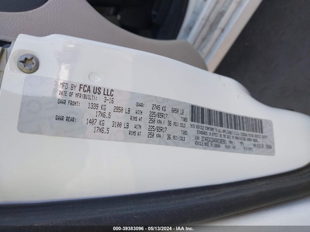 Dodge Grand Caravan Sxt 2016 2C4RDGCG4GR336991 Image 9