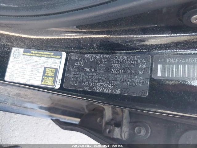 KIA FORTE EX 2014 KNAFX4A8XE5054236 Image 9