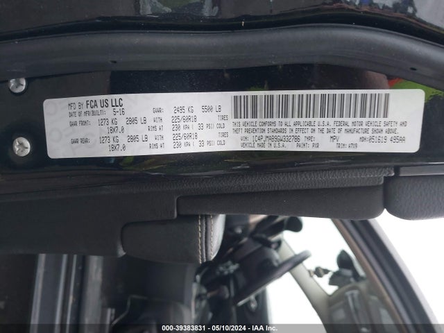 1C4PJMAB9GW332786 Jeep Cherokee Altitude