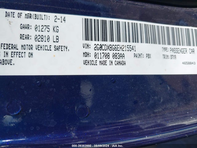 Dodge Charger Se 2014 2C3CDXBG6EH215541 Image 9