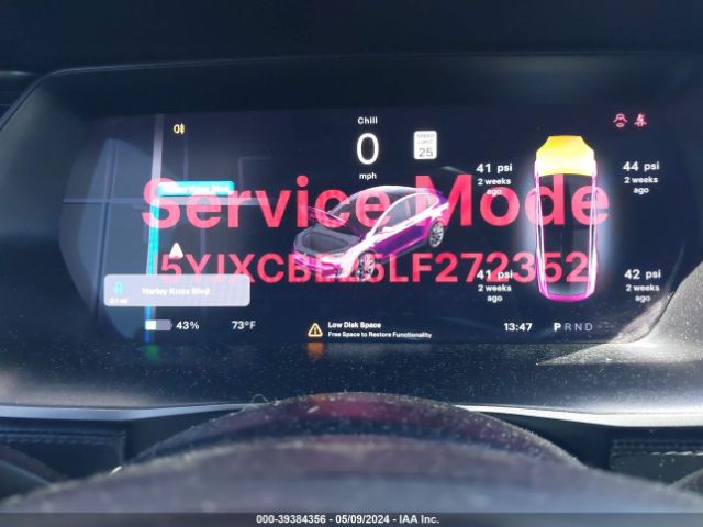 5YJXCBE25LF272352 Tesla Model X Long Range Dual Motor All-wheel Drive/long Range Plus Dual Motor All-wheel Drive