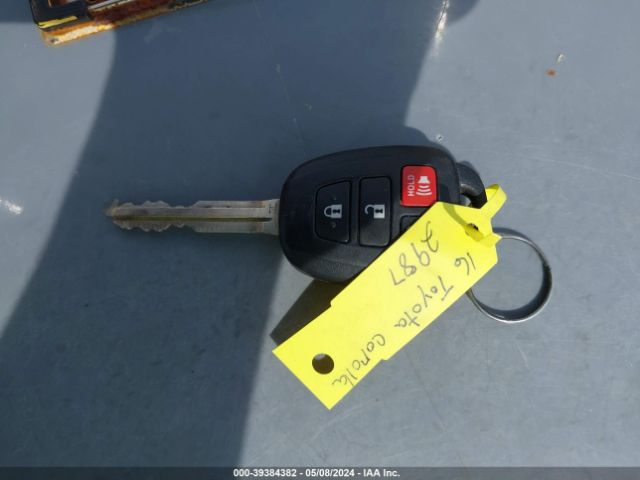 5YFBURHE8GP488762 Toyota Corolla L/le/le Pls/prm/s/s Pls