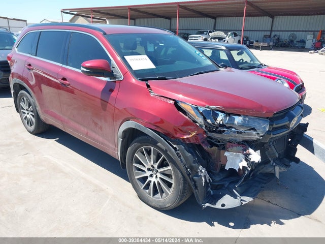 Toyota Highlander Se/xle 2017 5TDJZRFH2HS448969 zdjęcie główne