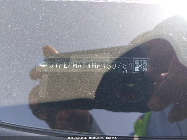 Toyota COROLLA LE 2021 5YFEPMAE4MP159781 Image 9