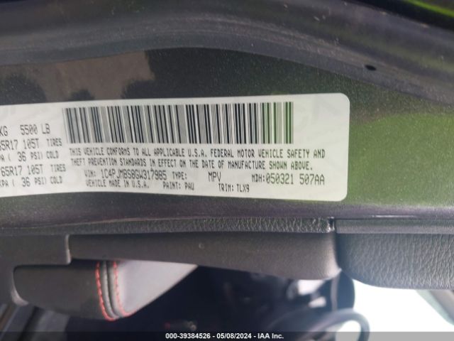 1C4PJMBS8GW317985 Jeep Cherokee Trailhawk