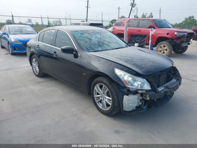 39384589 :رقم المزاد ، JN1CV6AR3FM523595 vin ، 2015 Infiniti Q40 مزاد بيع