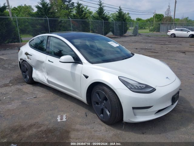 Aukcja sprzedaży 2021 Tesla Model 3 Standard Range Plus Rear-wheel Drive, vin: 5YJ3E1EA7MF859874, numer aukcji: 39384718