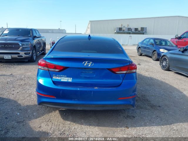 5NPD84LF9JH345291 Hyundai ELANTRA SEL