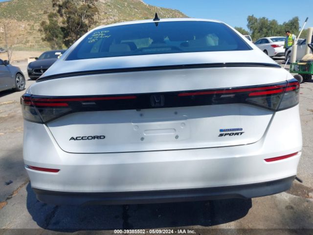 1HGCY2F58PA058853 Honda Accord Hybrid Sport