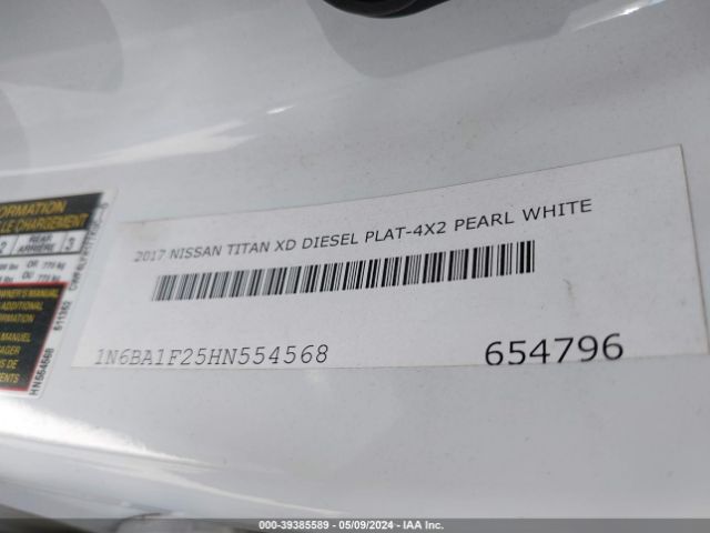 1N6BA1F25HN554568 Nissan Titan Xd Platinum Reserve Diesel
