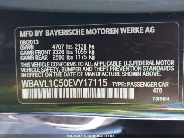 WBAVL1C50EVY17115 BMW X1 Xdrive28i