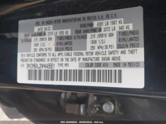 3MVDMBAL2NM448561 Mazda Cx-30 2.5 S