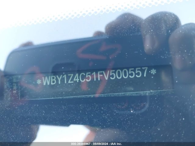 WBY1Z4C51FV500557 BMW I3 Base W/range Extender