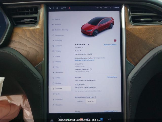 5YJXCAE25LF245405 Tesla Model X Long Range Dual Motor All-wheel Drive/long Range Plus Dual Motor All-wheel Drive