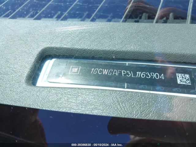 Chevrolet Express Cargo Rwd 2500 Regular Wheelbase Wt 2020 1GCWGAFP3L1163904 Image 9