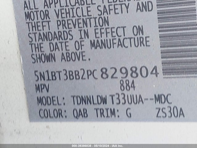 Nissan Rogue Sv Intelligent Awd 2023 5N1BT3BB2PC829804 Image 9
