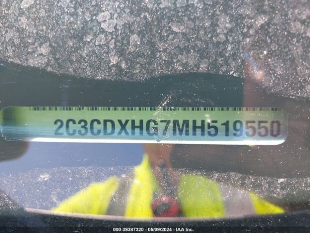 2C3CDXHG7MH519550 Dodge Charger Gt Rwd