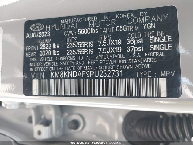 Hyundai Ioniq 5 Sel 2023 KM8KNDAF9PU232731 Image 9