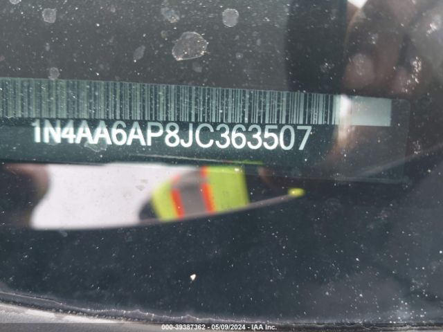 1N4AA6AP8JC363507 Nissan Maxima 3.5 Sr