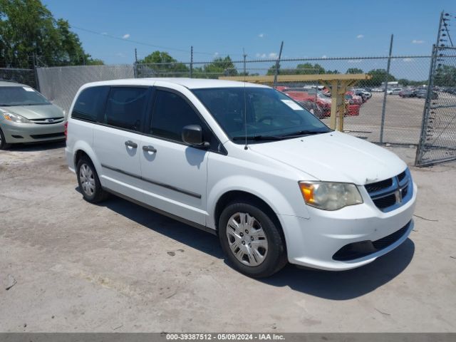 Auction sale of the 2014 Dodge Grand Caravan American Value Pkg, vin: 2C4RDGBG3ER378387, lot number: 39387512