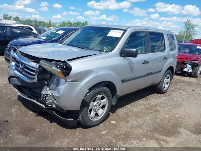 5FNYF4H21FB028642 Honda PILOT LX