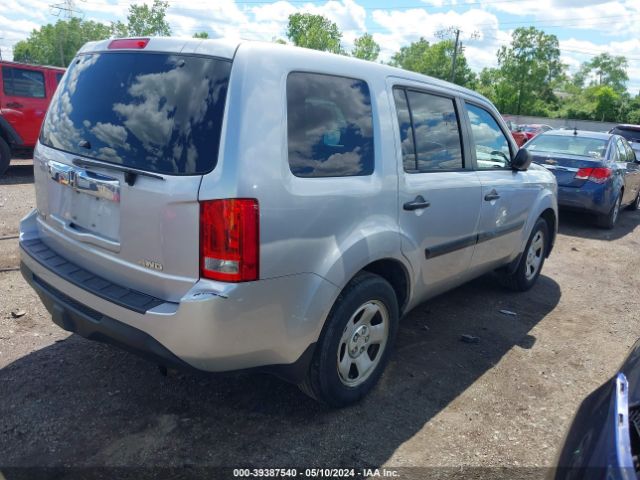 5FNYF4H21FB028642 Honda PILOT LX