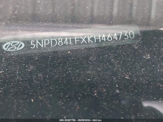 5NPD84LFXKH464730 Hyundai ELANTRA SEL