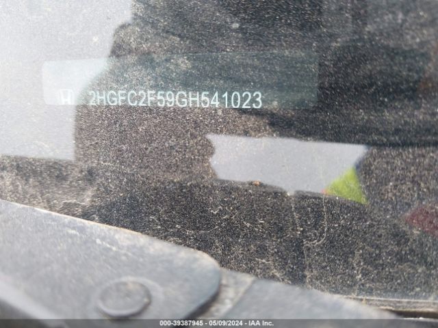 2HGFC2F59GH541023 Honda Civic Lx